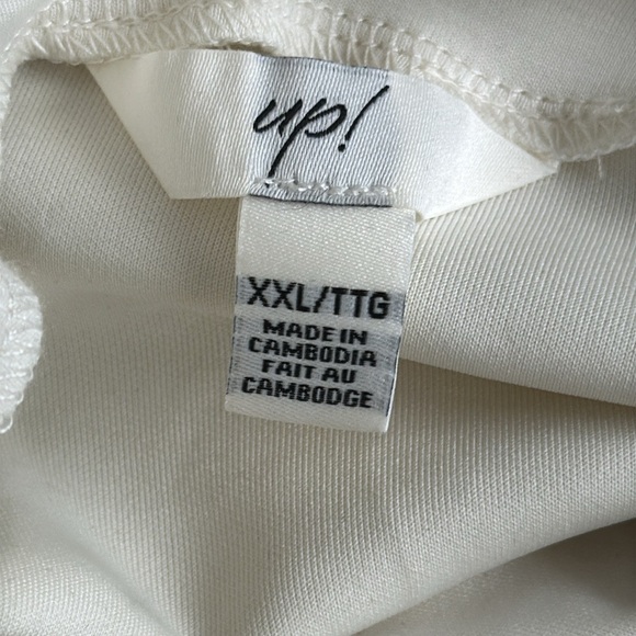 Up sweat shirt white crew neck brand new with tags XXL - Picture 6 of 7